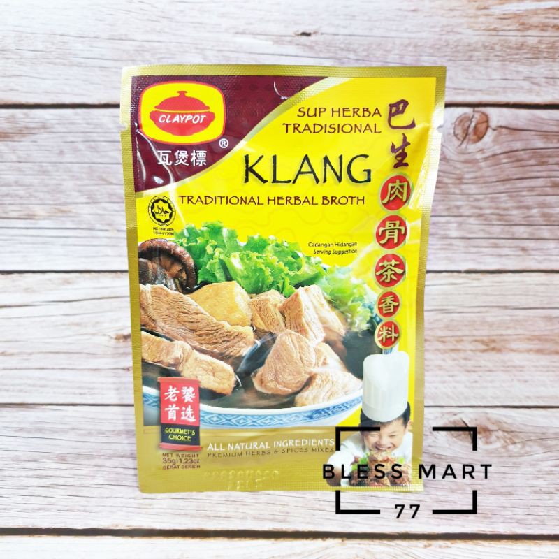 

Claypot Klang Traditional Herbal Broth 35gr / Sup Herbal