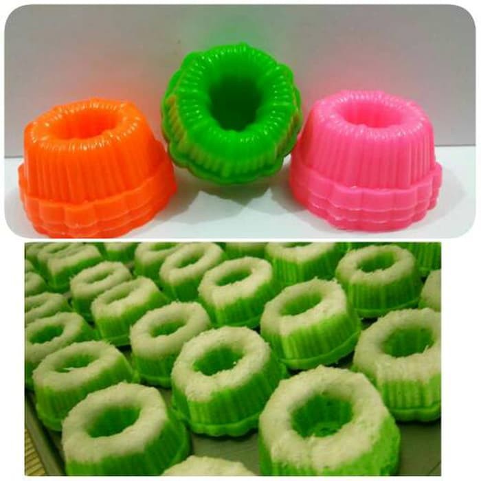 1 lusin cetakan puding putu ayu bulat bolu kukus Shopee