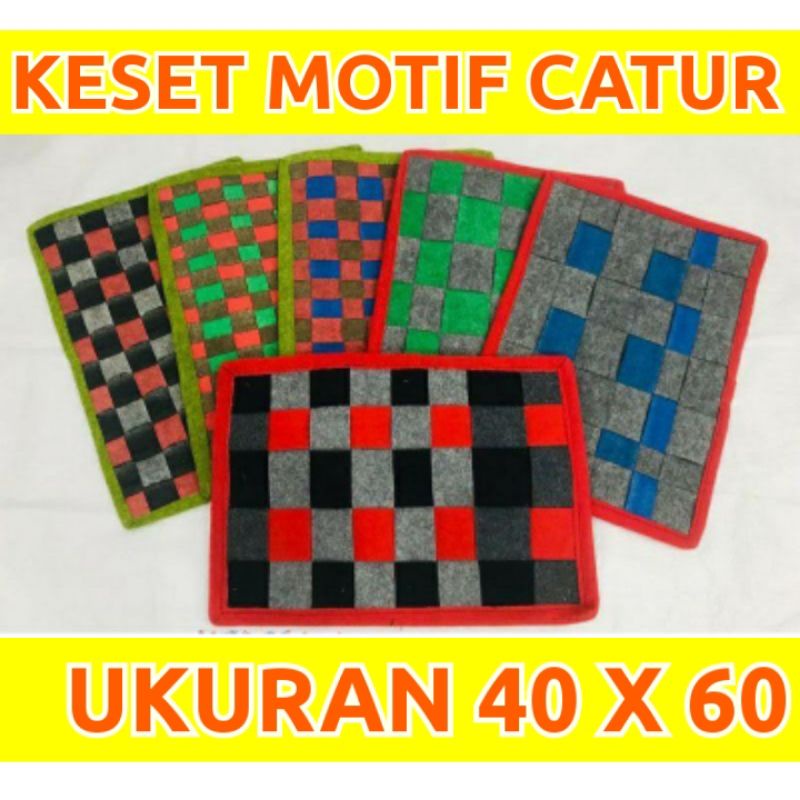 Keset Catur | keset kotak serap air