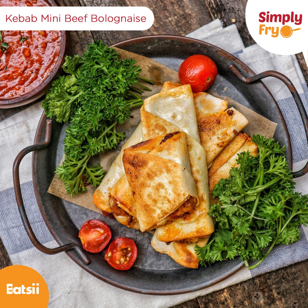 

Homemade Kebab Mini Beef Bolognese 15 Pcs by Simply Fry / Frozen Food