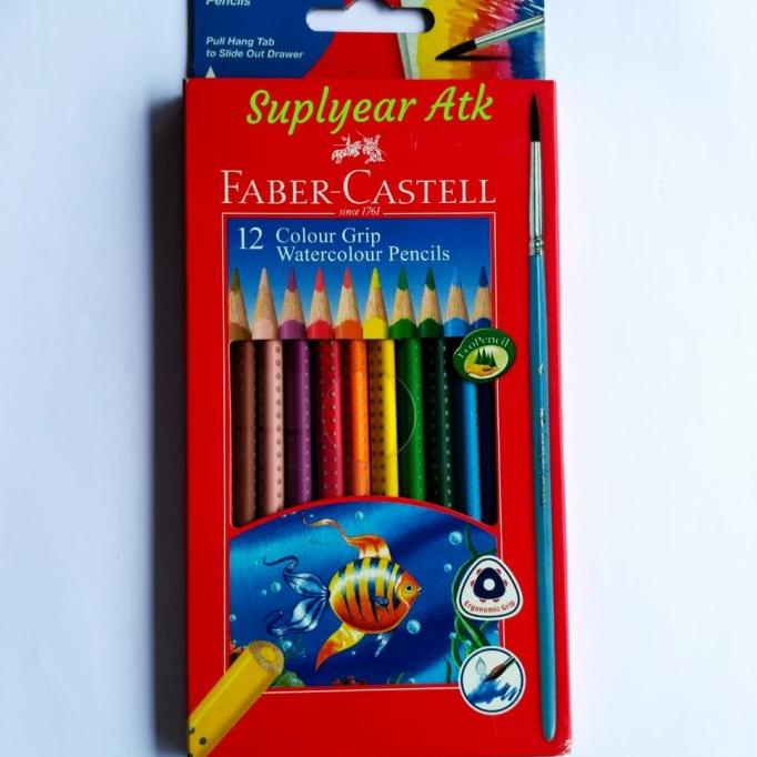 

Pensil Warna Faber Castell 12 Watercolour Grip Original