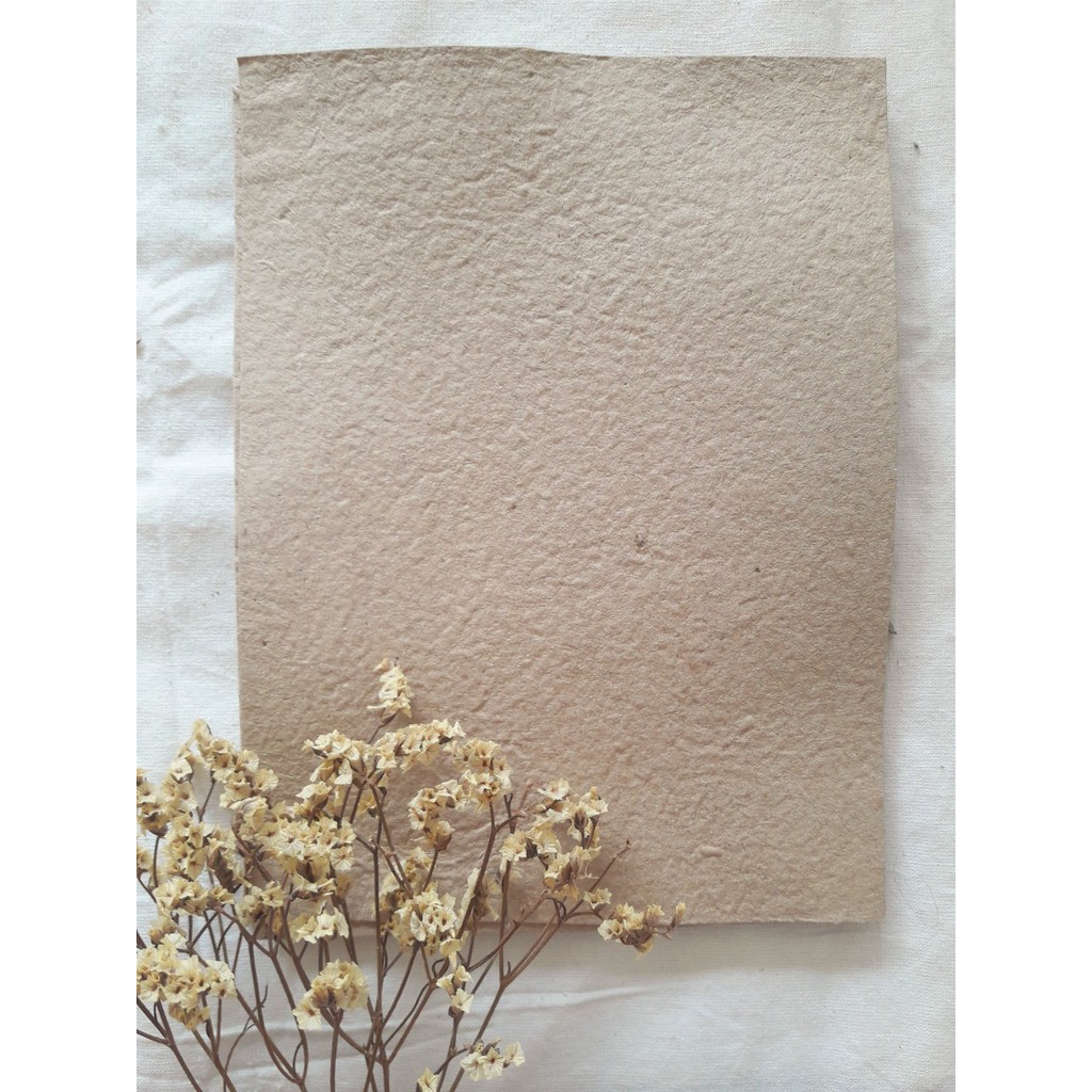 

CLEINE [Coklat] Handmade Paper / Kertas Daur Ulang