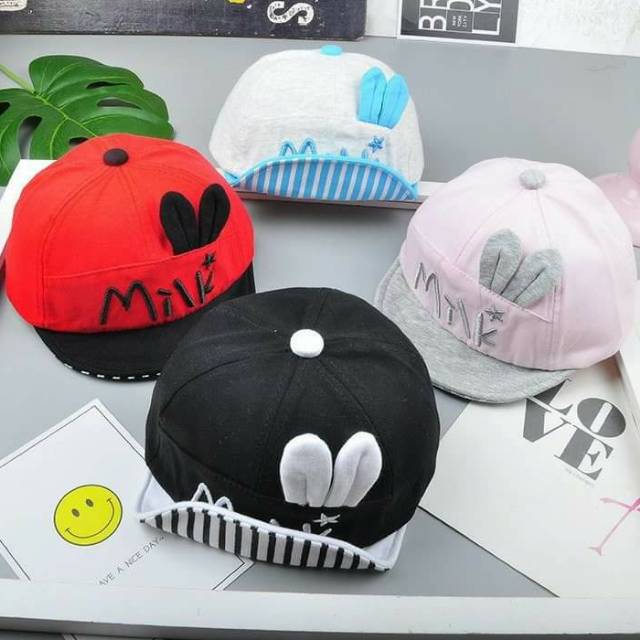 TOPI MILK TOPI ANAK BAYI MURAH TOPI ANAK TOPI BAYI KEREN