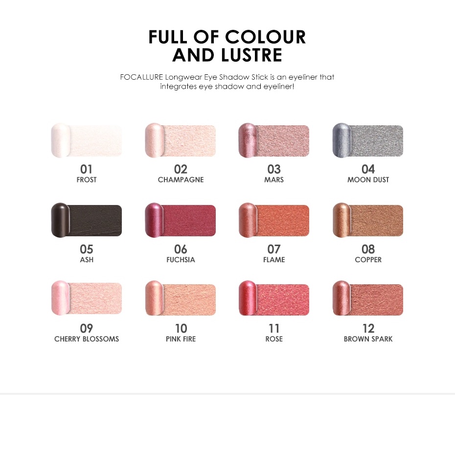 Focallure Eyeshadow Pencil Longwear Eyeshadow Focallure Glitter Eyeshadow Focallure Eyeshadow Gliter Focallure Focallur Fucallure Focalure Foccalure