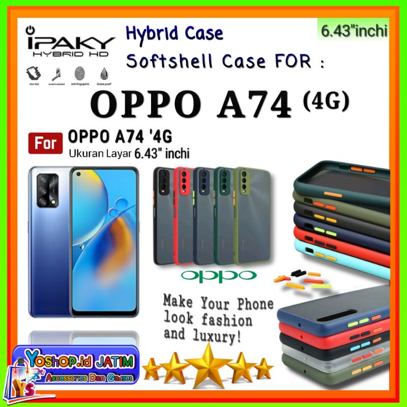 Casing Case OPPO A74 (4G) 6.43"inchi | Soft Case HYBRID Oppo A74 (4G)