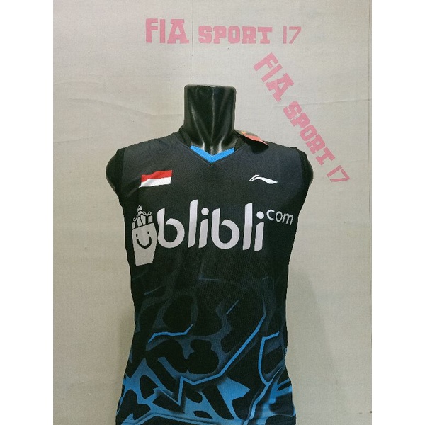 BAJU BADMINTON LI-NING SINGLET