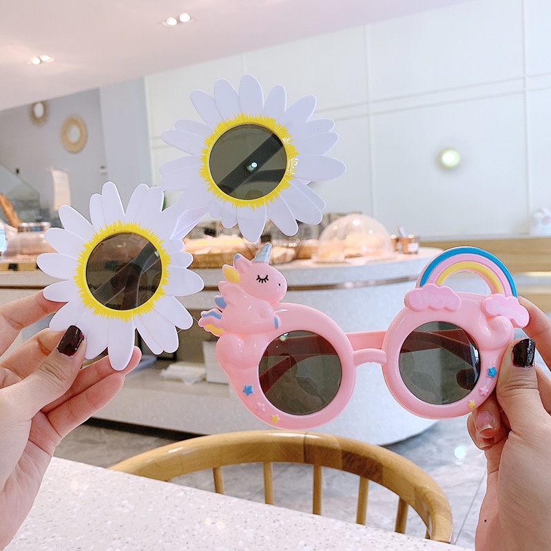 babyfit kacamata mainan plastik karakter cute birthday glass party glasses kids import