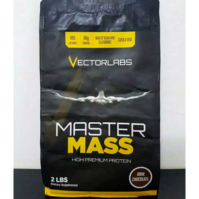 Vectorlabs Master Mass 2 lbs Gainer Weight Protein 2LBS FREE HANDUK / SHAKER / FUNNEL