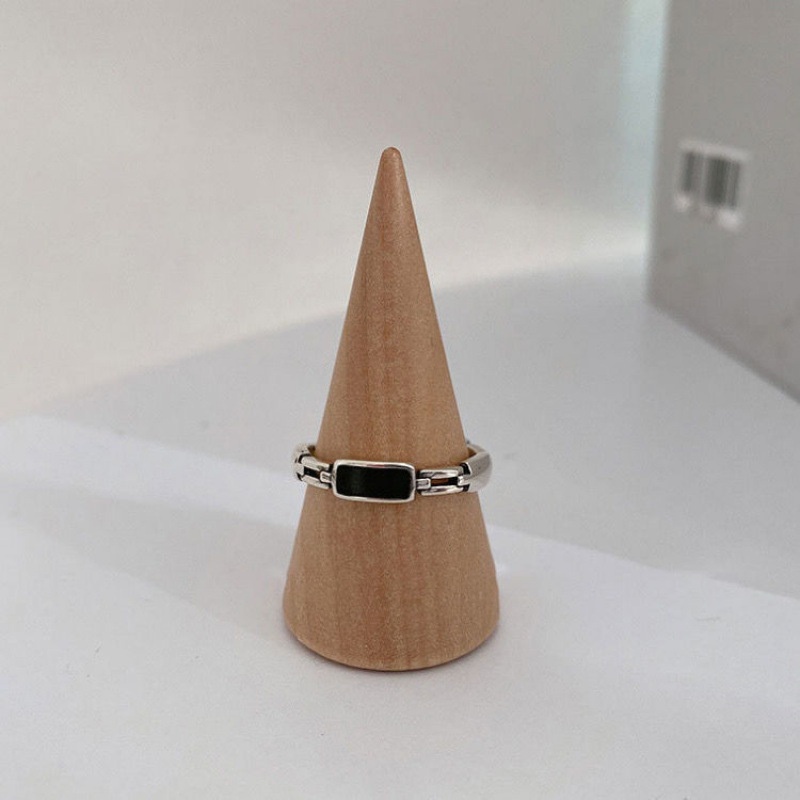 2pcs / Set Cincin Model Terbuka Dapat Disesuaikan Gaya Korea Untuk Wanita