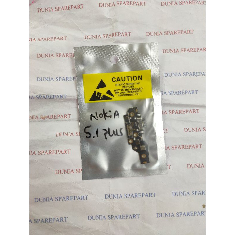 papan konektor charger Nokia 5.1 PLUS PCB board connector charger Nokia 5.1+