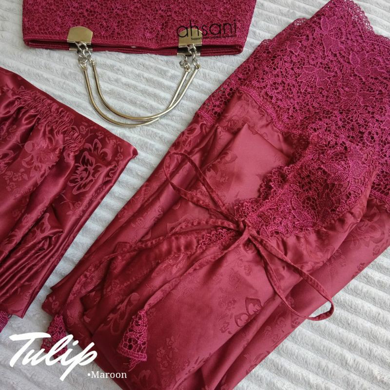 MUKENA AHSANI TULIP/MUKENA TULIP AHSANI MARON/MUKENA SUTRA AHSANI TULIP