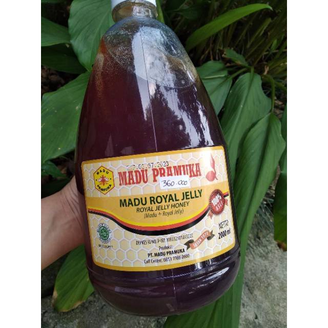 Jual Madu Royal Jelly 2000 Ml Madu Pramuka Shopee Indonesia