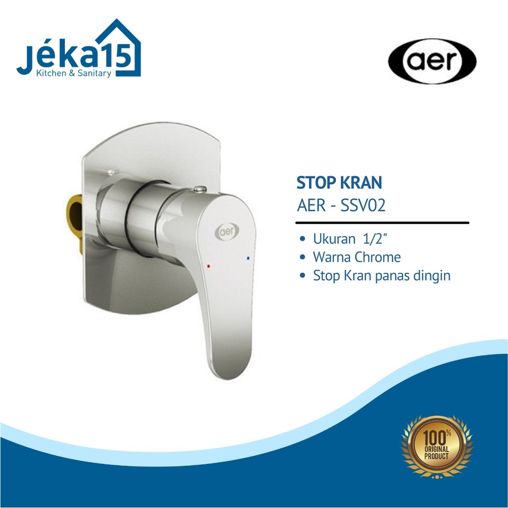 STOP KRAN TANAM 3 CABANG ( 3 Way)  | AER-SSV-02