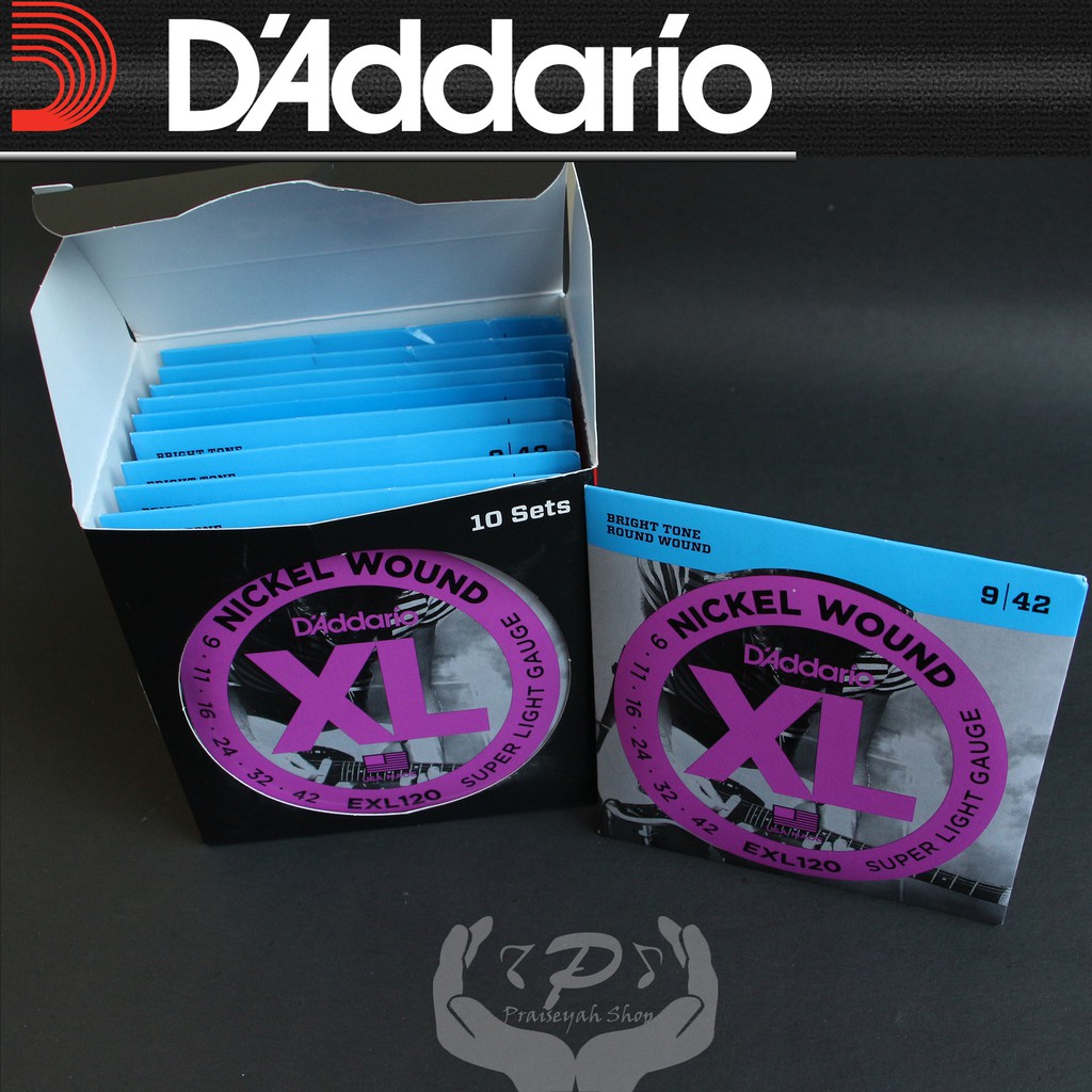 Daddario EXL 120 0.09 Senar Gitar Elektrik String ORI Original Dadario