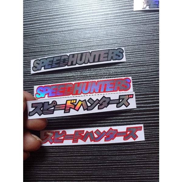 STICKER KANJI SPEEDHUNTER KECIL STIKER SPEEDHUNTERS CUTTING