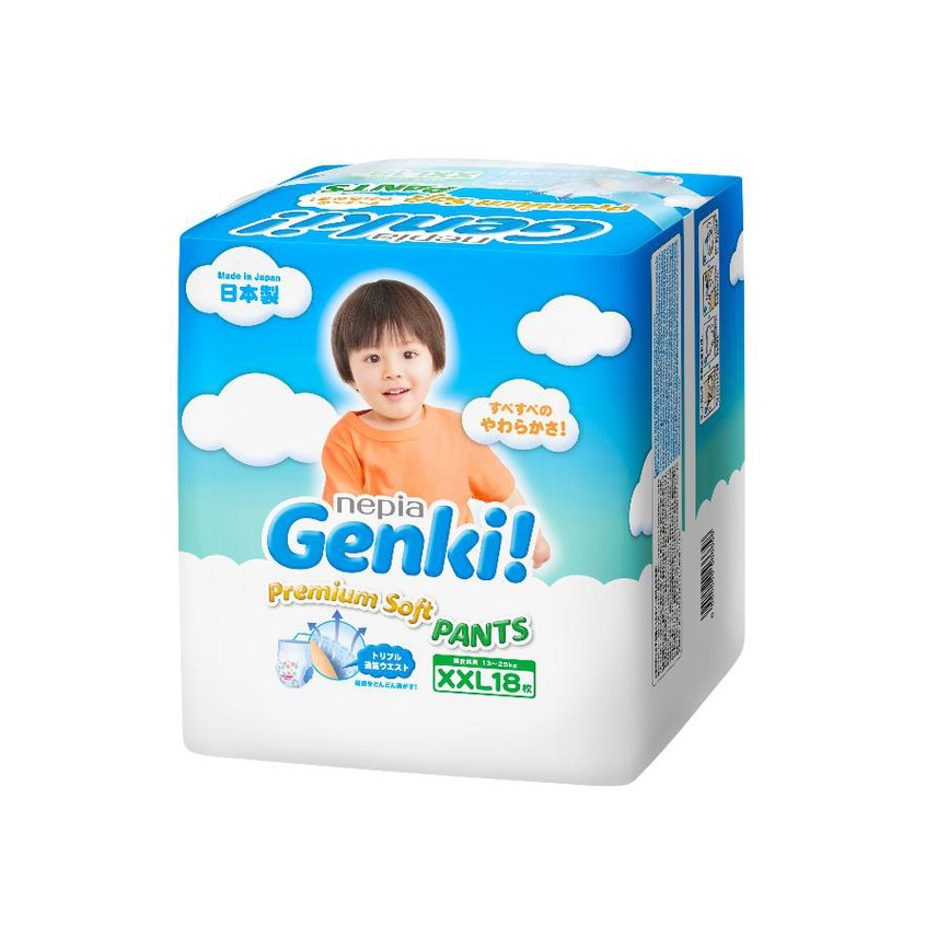 Nepia Genki Pants XXL 18 Pcs