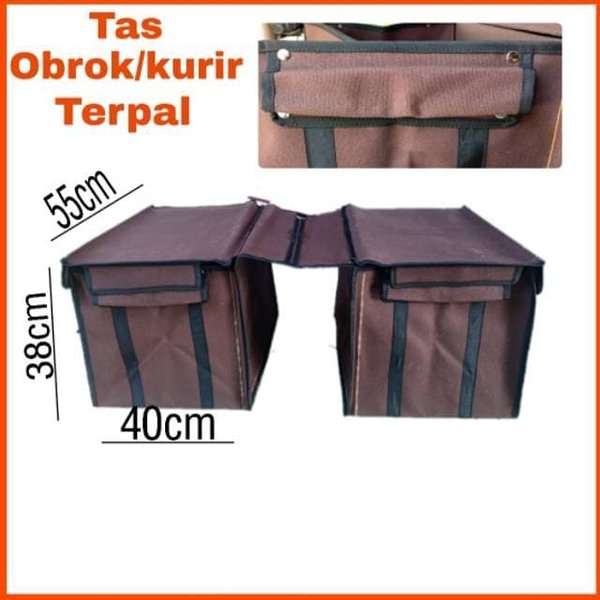 RPM Tas Pos Kurir Obrok Motor Terpal Kuat Jumbo