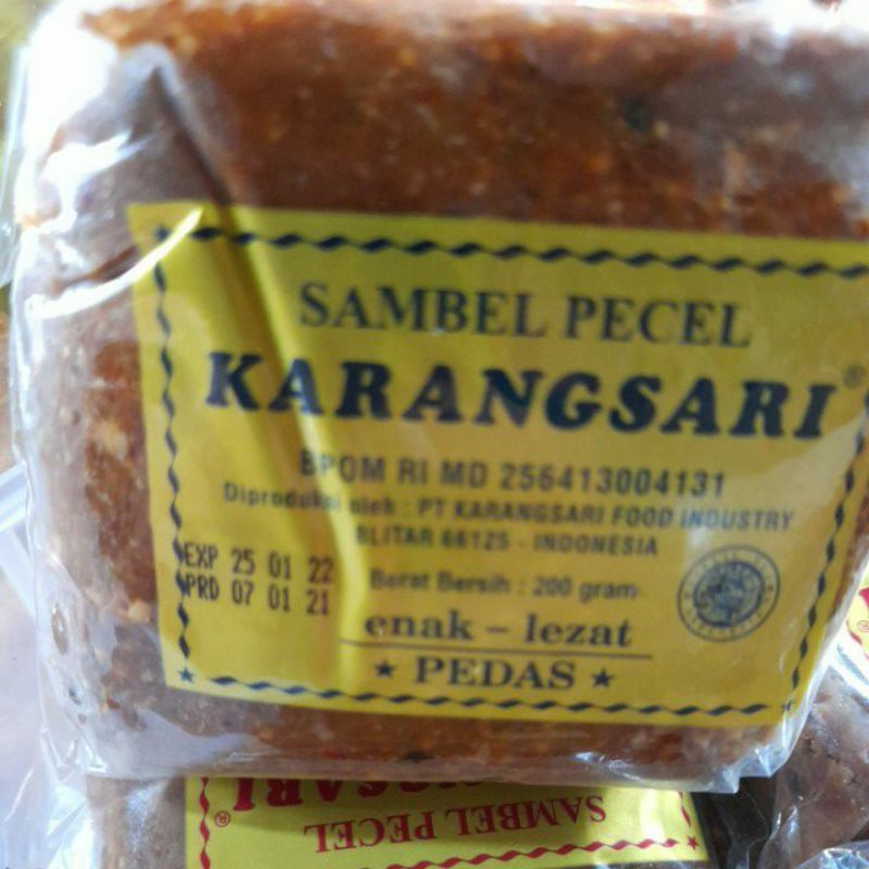 

Bumbu pecal Karang sari