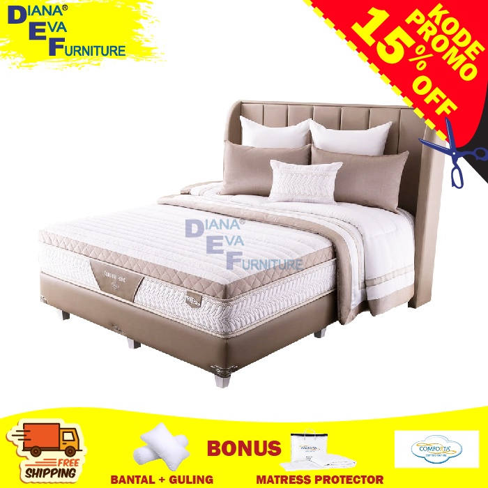 Comforta Comfort Pedic Full Set ( Kasur + Divan + Sandaran )