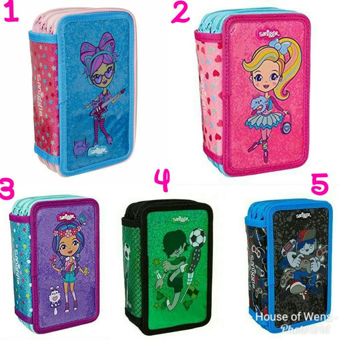 

SMIGGLE CHAOS TRIPLE CASE KIT - TEMPAT PENSIL SMIGGLE