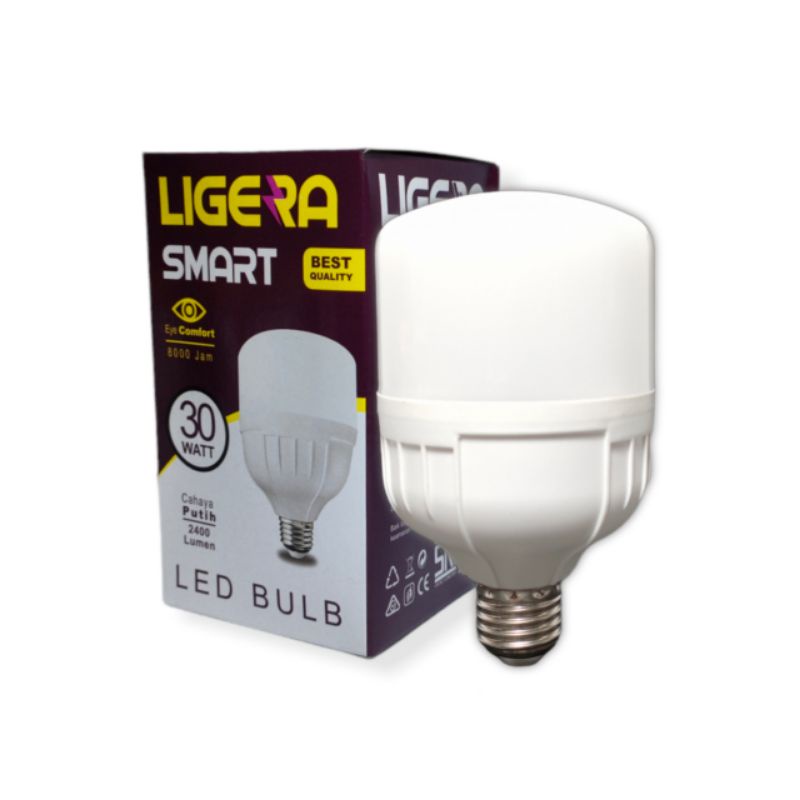 LIGERA Smart Lampu LED Capsule 30 Watt - Cahaya Putih