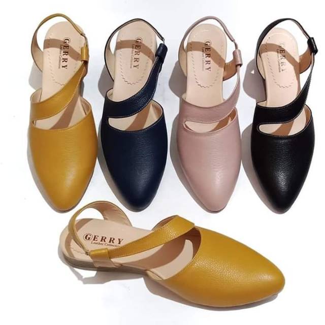 SANDAL WANITA PAPIRUT SANDAL TUTONG WANITA TERLARIS SANDAL KULIT GARUT ORIGINAL ML003