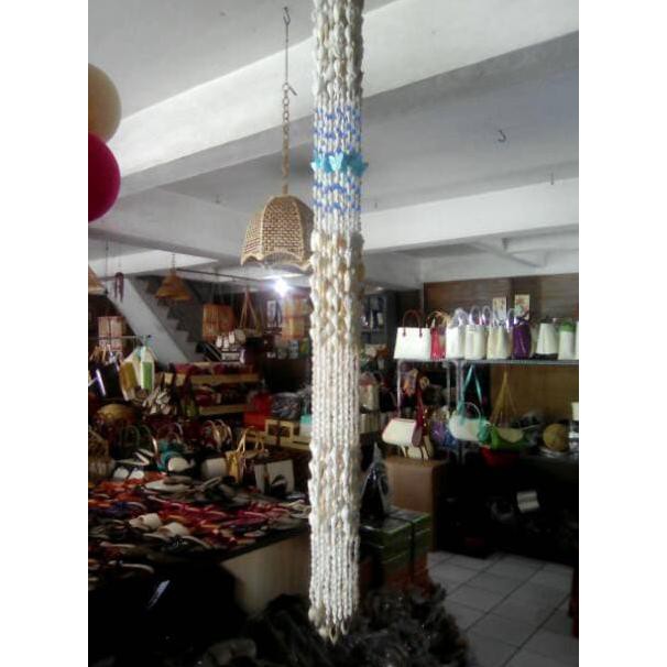 Hot Item Tirai Kerang Laut Isi 19 20 Rantai Hiasan Pintu Kamar