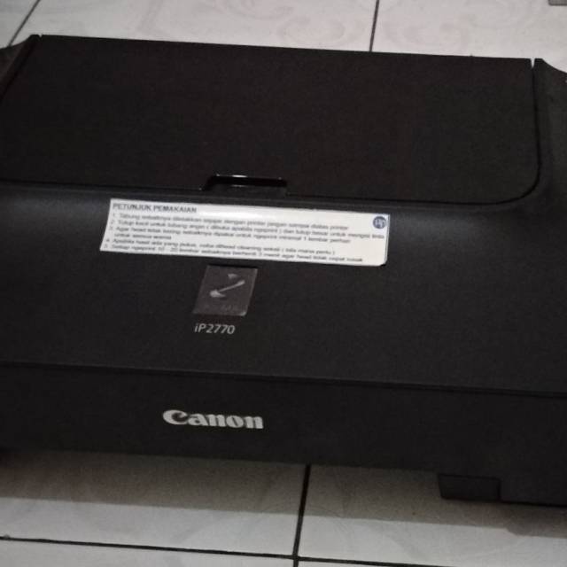 Printer Canon IP 2770 Plus Infus minus cartridge rusak