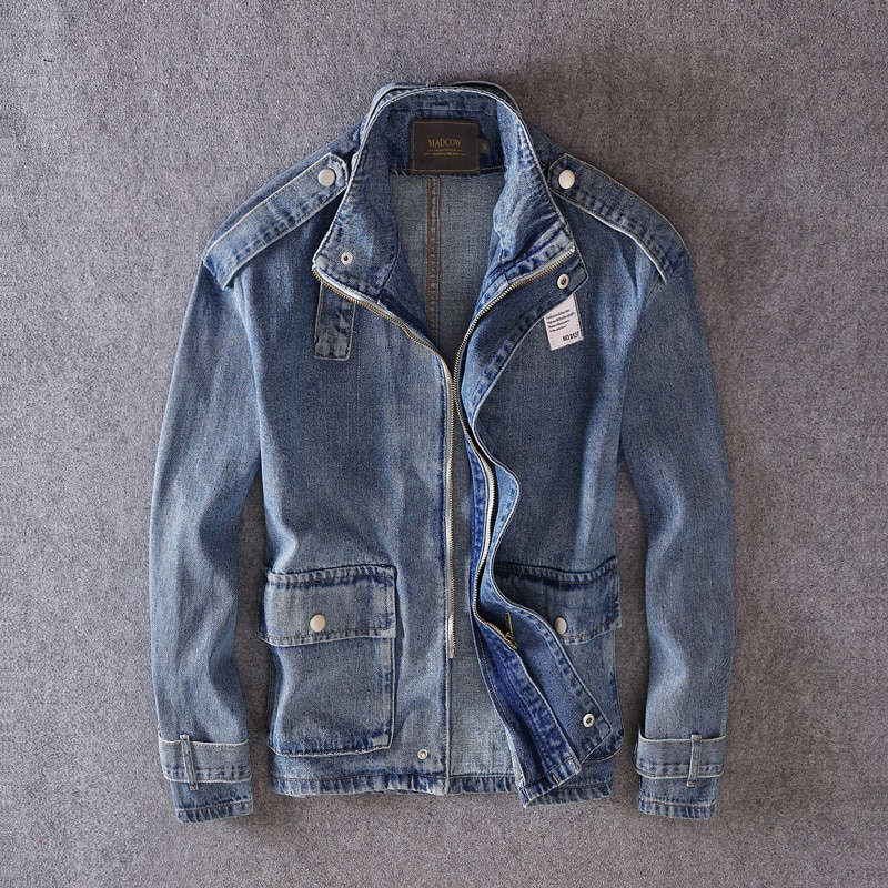 men's style denim jacket