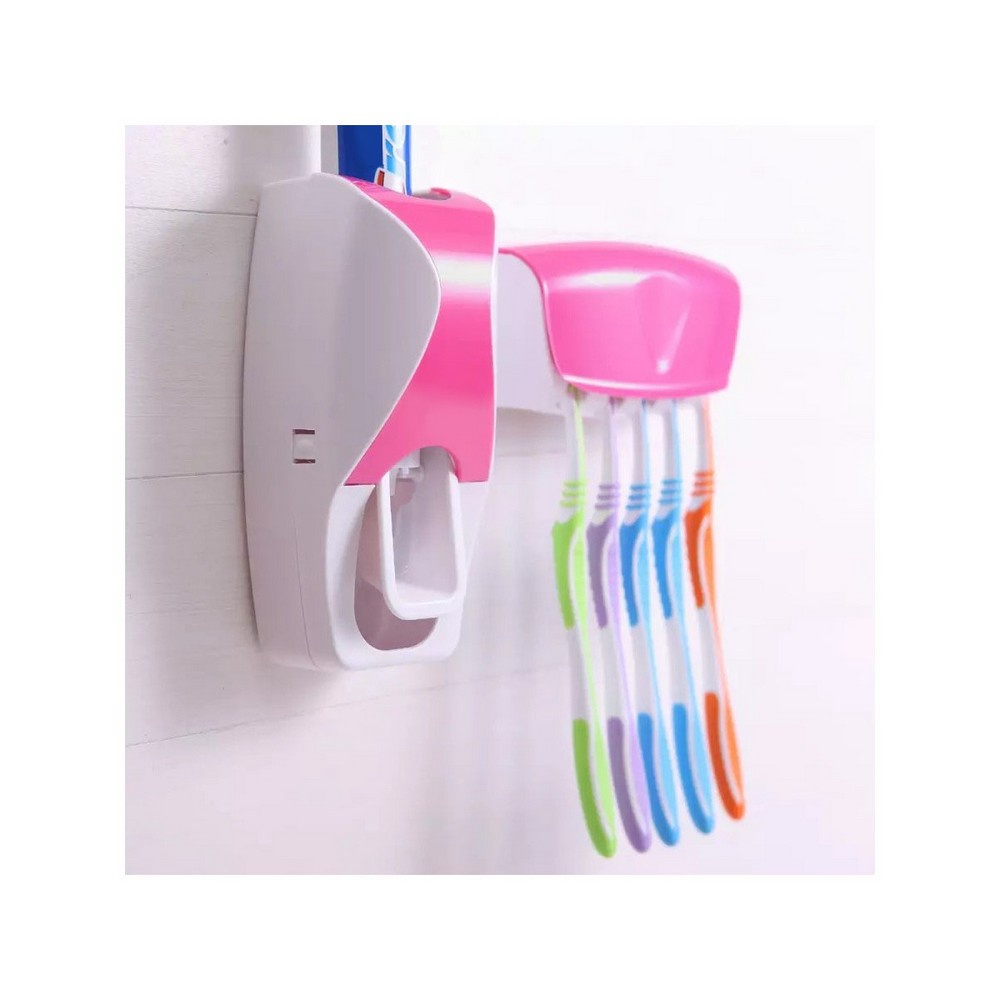 Dispenser Odol dengan Handle Sikat Gigi Warna