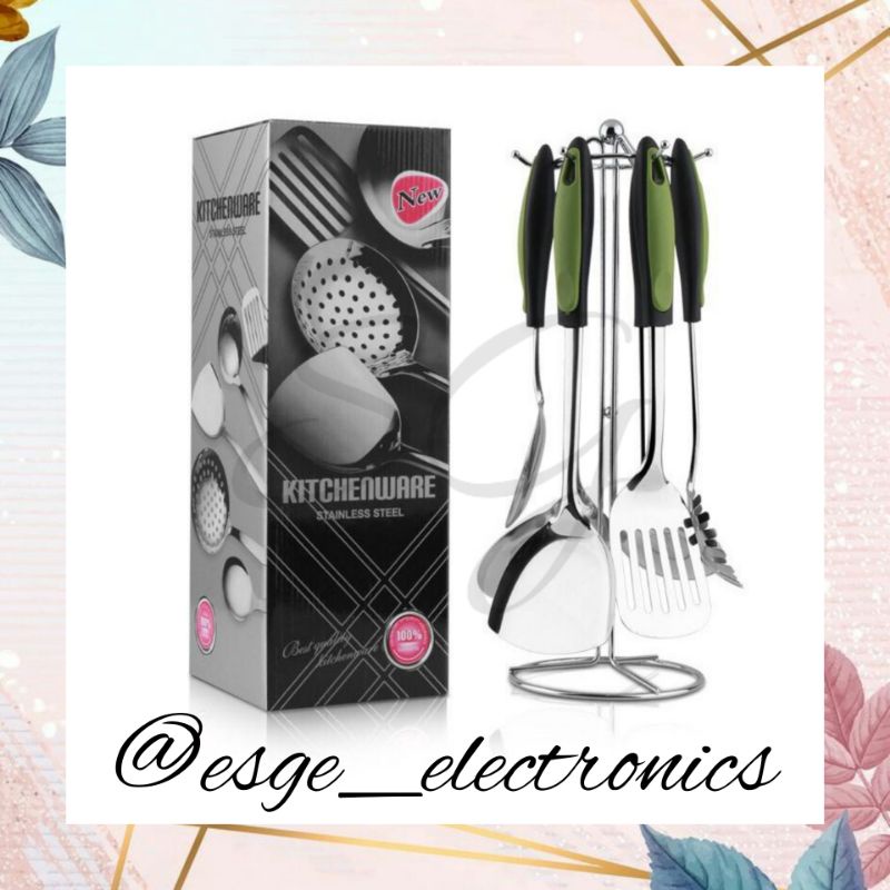 ALAT MASAK KITCHENWARE PERALATAN MASAK SENDOK SPATULA SET DAPUR ALAT MASAK SET SPATULA PENGOCOK SET