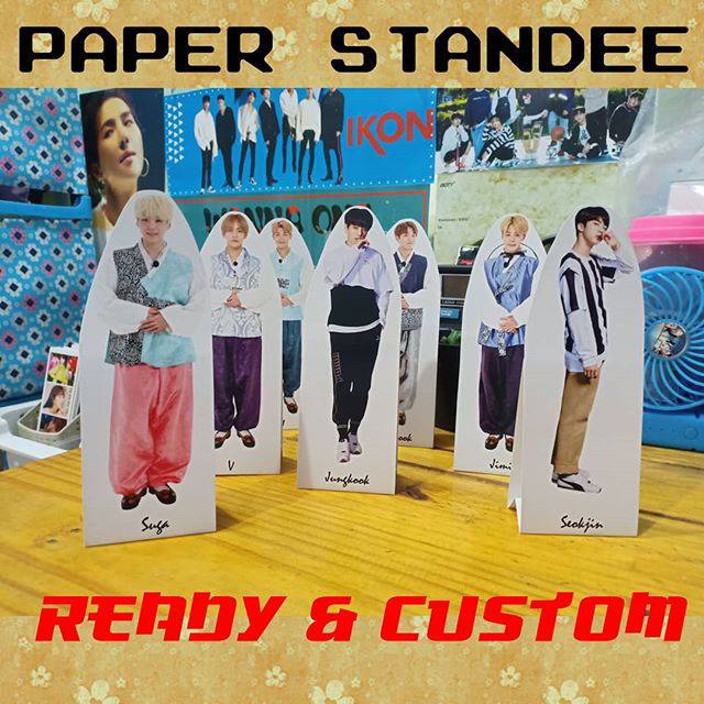 STANDEE PAPER KPOP CUSTOM