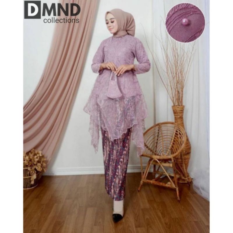 KEBAYA BROKAT MODERN - KEBAYA TUNIK TILLE CANTIK - TUNIK MAURI - TUNIK AZALEA - TUNIK KEKINIAN - DFS