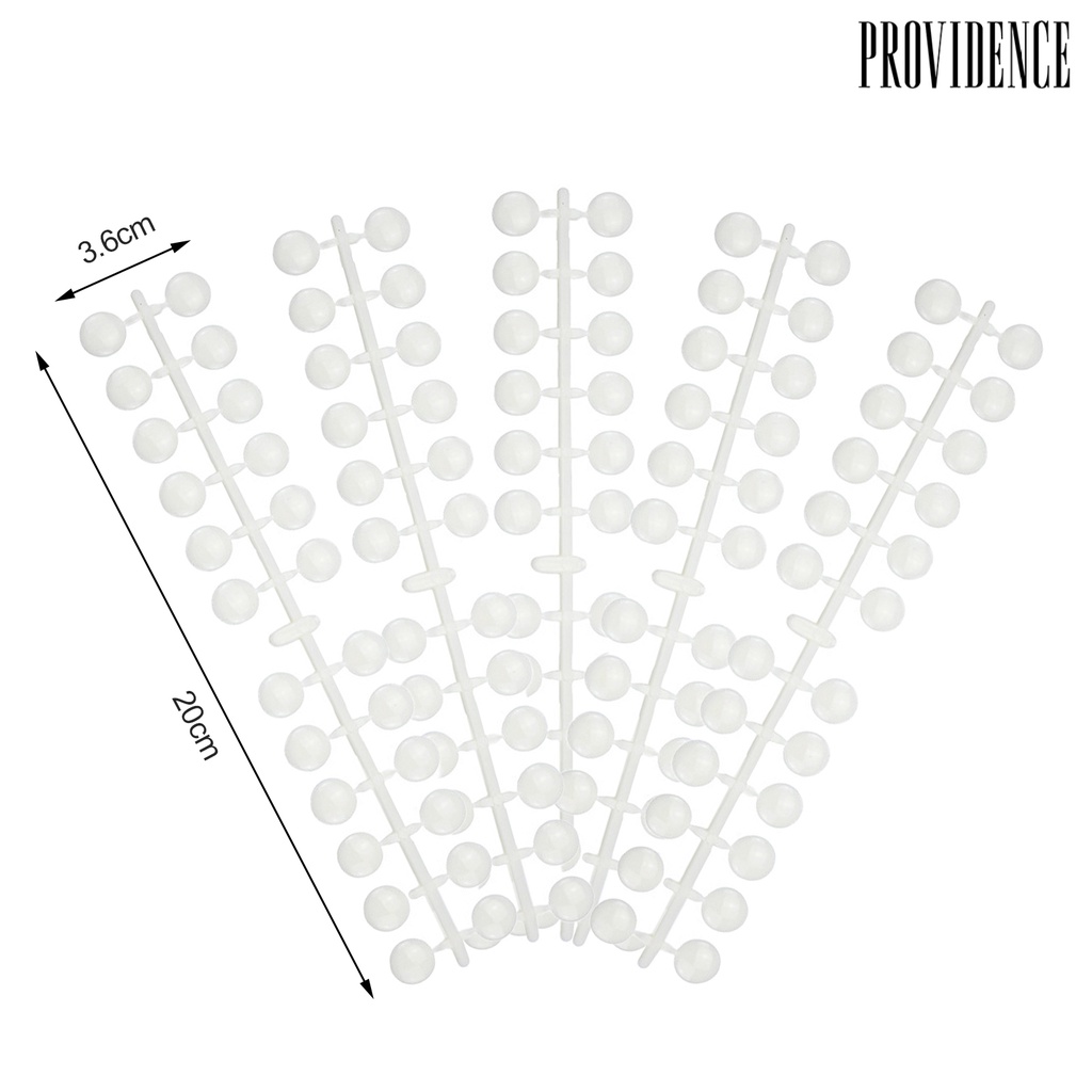 Providence 1 Set Nail Color Cards Exquisite Nail Decor Plastic Women Nail Swatches Sticks Display Tips for Nail Polish Bottle Cap