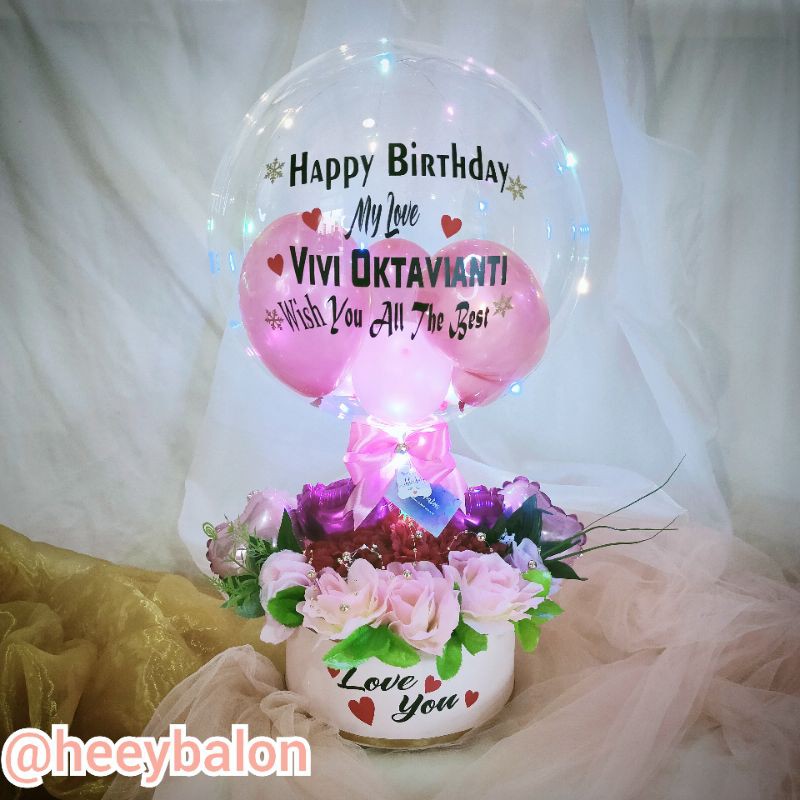 Balon Ucapan / Balon Ultah / Balon Wisuda / Balon Snack / Balon Box / Buket Balon / Hot Air Balon