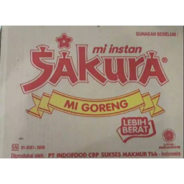 

Sakura Mie Instan Goreng isi 40 pcs / Dus