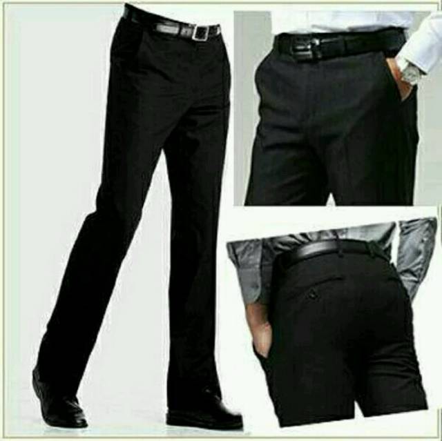 CELANA FORMAL PRIA SLIMFIT KERJA KANTOR JUMBO BIGE SIZE 27-45 BAHAN KAIN TEFLON HALUS ADEM NYAMAN