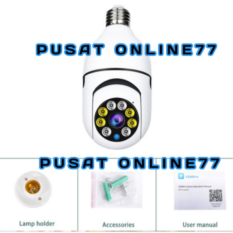 IP Cam Human Tracking PTZ 8MP V380Pro Wifi / Model Baru