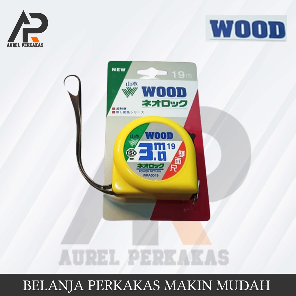 METERAN WOOD 3 METER - MADE IN TAIWAN ORIGINAL