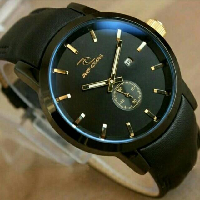 Jam Tangan Ripcurl Gold Hitam