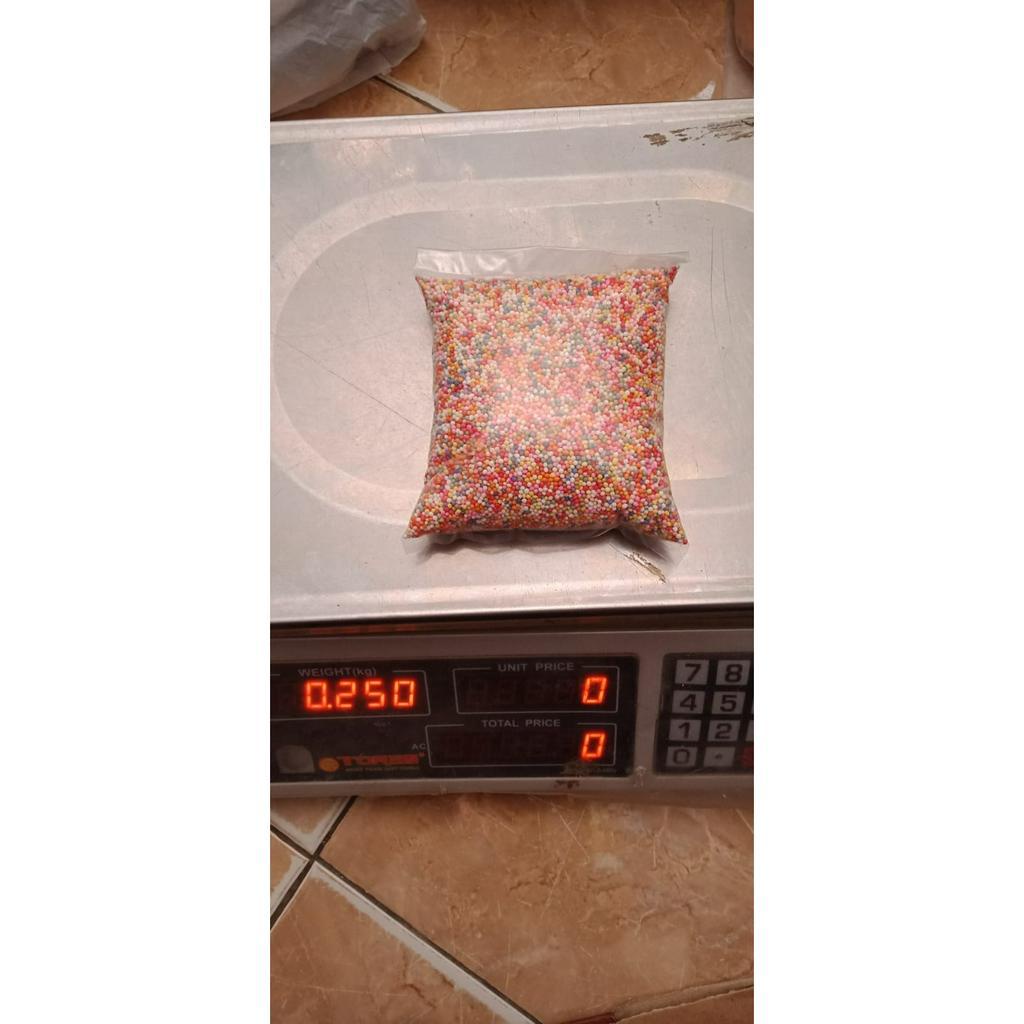

Terbukti Asli!! Spikel Kemasan Repack 1/4kg I Hiasan Kue Warna Warni