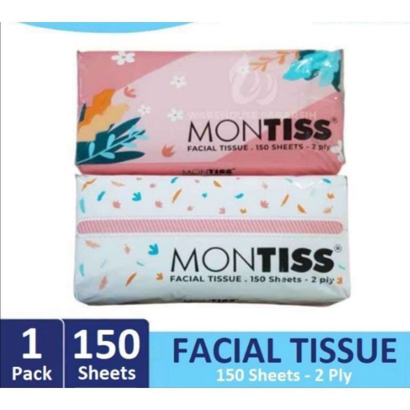 ( 150 Sheets) Montiss Facial Tissue 2Ply