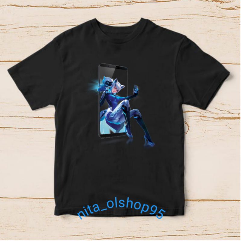 baju anak kaos anak mobile legends eudora skin vivo