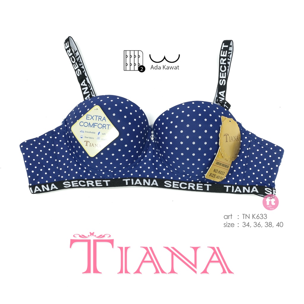 TIANA | Bra Kawat Polkadot / Tiana Secret / art TN K633