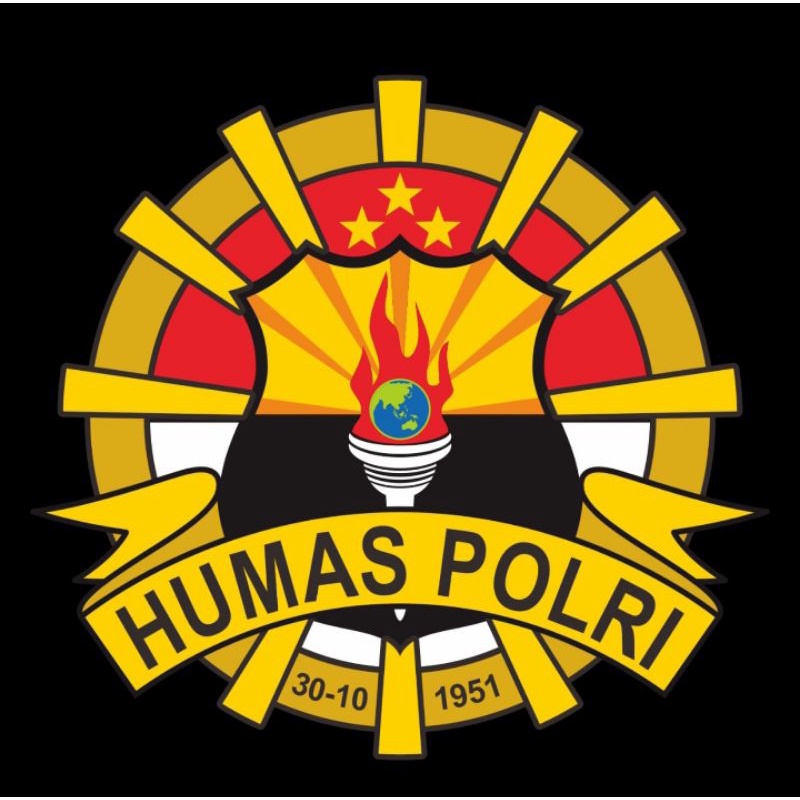 logo humas Polri Lo bordir humas Polri