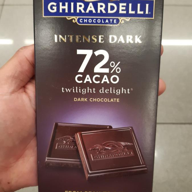 

cokelat ghirardelli chocolate intense dark 72%