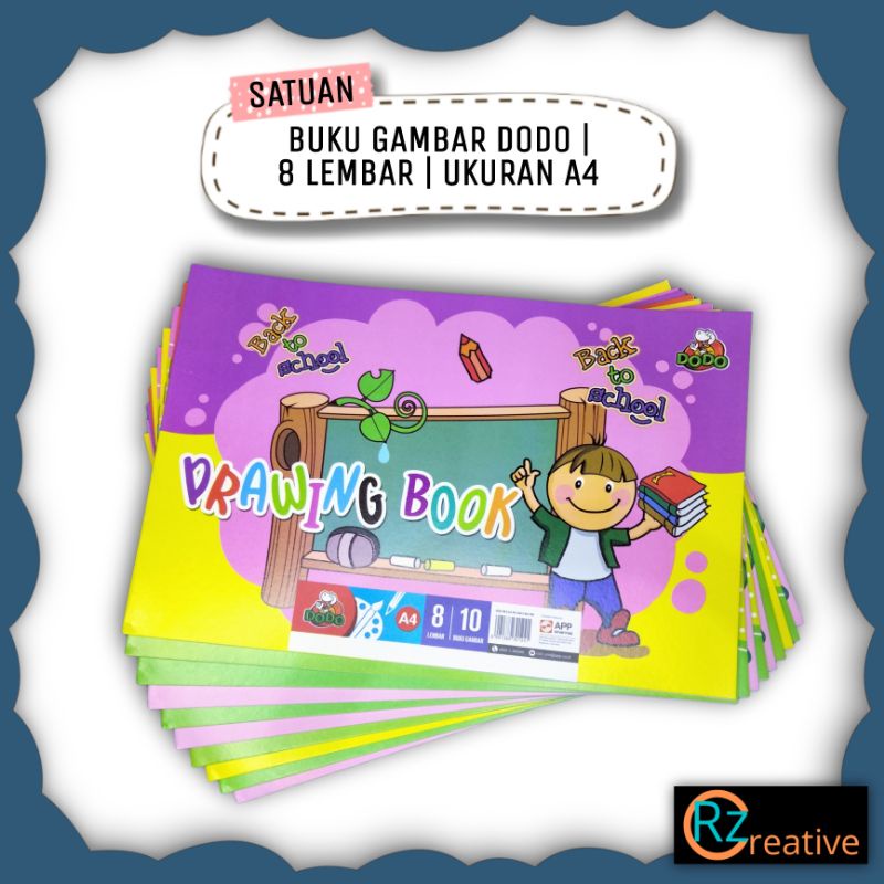 

[1 PCS] Buku Gambar Dodo Ukuran A4