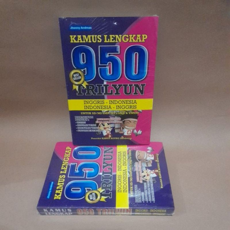 Kamus Lengkap 950 Trilyun : Inggris - Indonesia Indonesia - Inggris