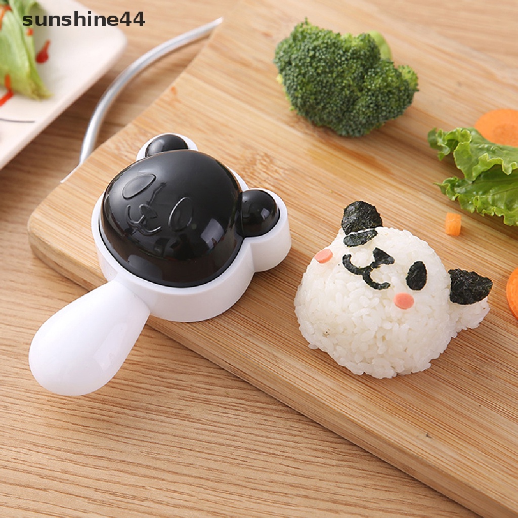 Sunshine Cetakan Nasi Emboss DIY Bentuk Panda Lucu