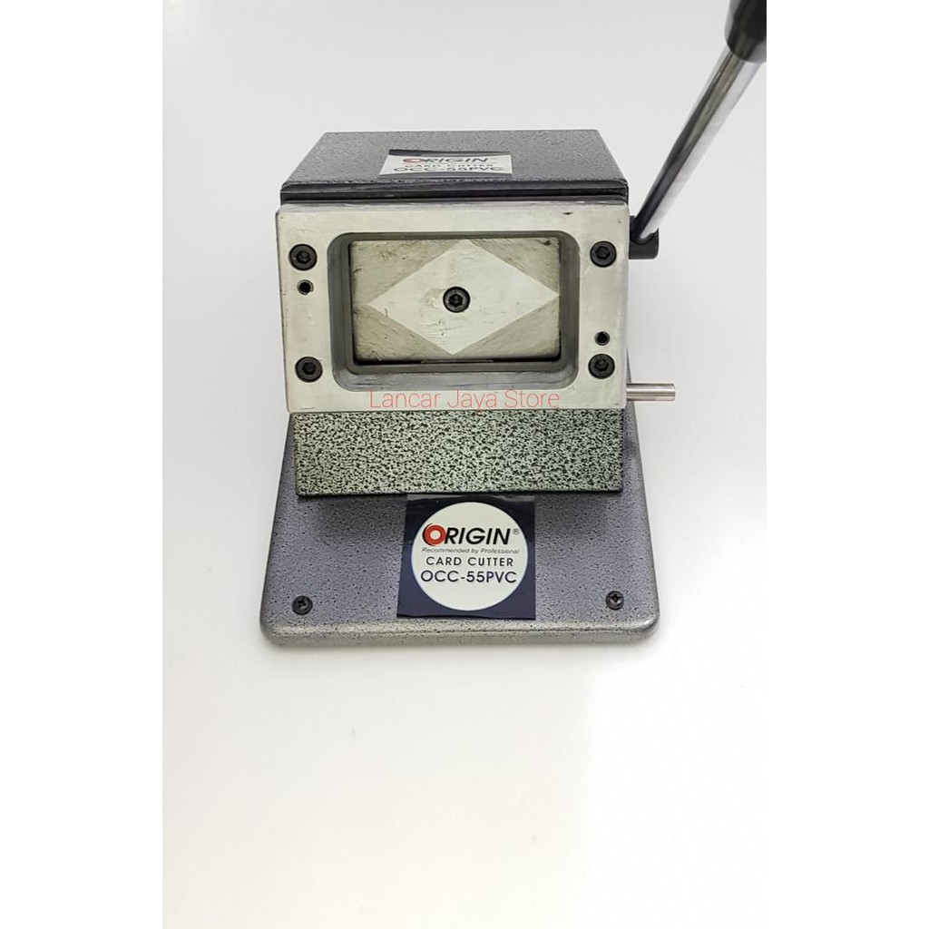 

Alat Mesin Plong ID Card / Mesin PVC Card Origin OCC-55 PVC (Abu) TERLARIS